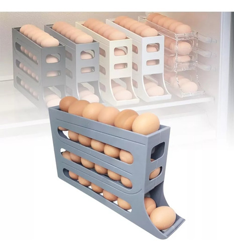 Dispensador De Huevos Para Refrigerador,tolerar De 30 Huevos