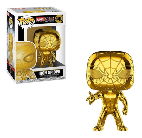 Funko Avengers Gold Iron Spider (gold Chrome