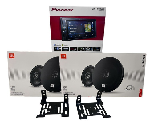 Estereo Pantalla Pioneer+2 Par Bocinas 6.5 Jbl+adap V-drive 