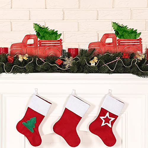 6 Piezas De 10 Pulgadas De Camión De Navidad, Rebanada...