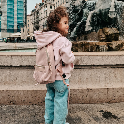 Mochila Mommore Fashion Para Niñas Con Correa De Seguridad P