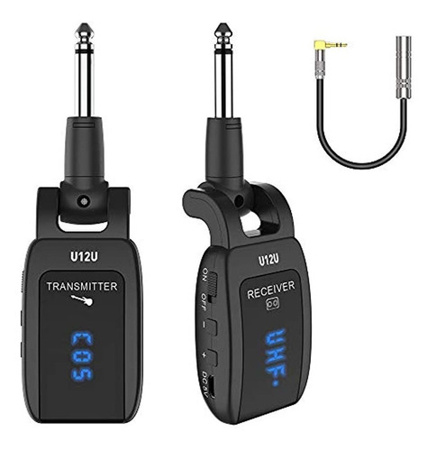 Sistema De Transmisión De Guitarra Inalámbrico Receptor Tran