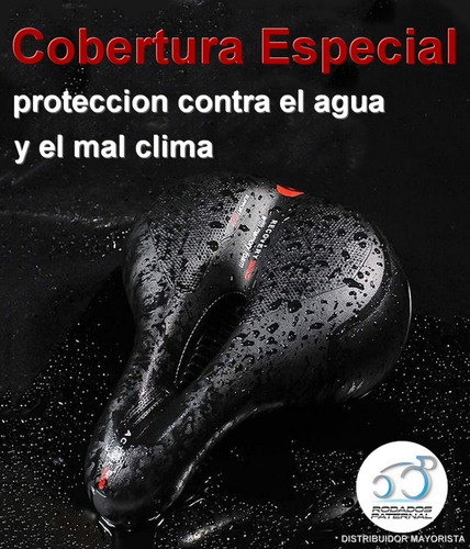 Imagen 5 de 10 de Asiento 305 Muy Comodo Espuma Memoria Prostatico Paseo Mtb