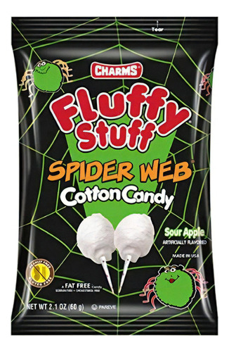 Charms Cotton Candy Sabor Manzana Halloween 60 Gr