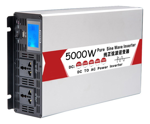 220v 5000w (valor Máximo) Inversor Corriente De Onda Pura