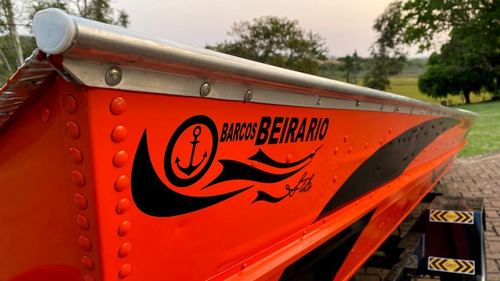 Imagem 2 de 9 de Barco Semi Chato - Plataformado - Parcela Em 18x - Alumínio