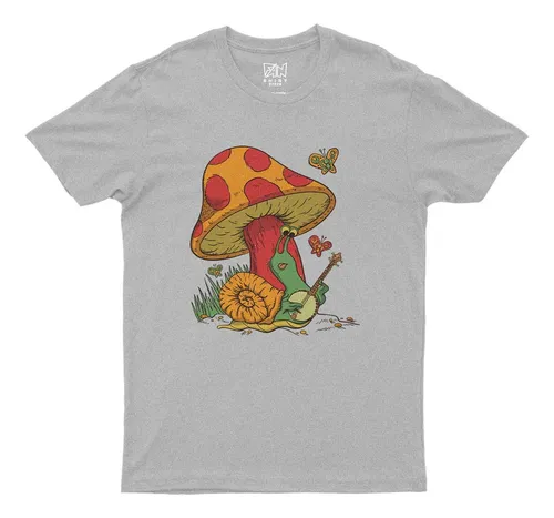 Polera Niño Estampada Dtf 973 Caracol Tocando Banyo