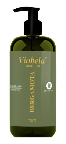 Shampoo Bergamota 500 Ml Viobela