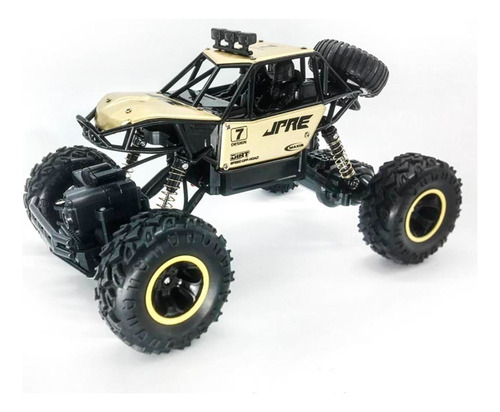 Auto Rally 4x4 Off Road Control Remoto Recargable Niños Color Dorado