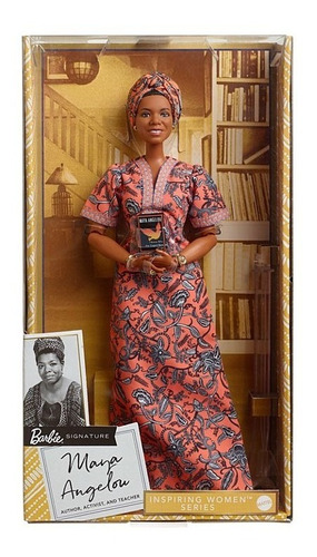 Imagem 1 de 9 de Barbie Inspiring Women Maya Angelou 2021 Escritora Signature
