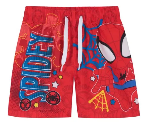 Traje De Baño Bebe Niño Short Disney Spidey