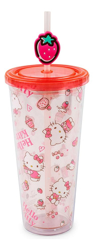Vaso De Carnaval Sanrio Hello Kitty Strawberry Sweets T...