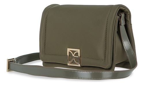 Bolsa Crossbody Cloe Llaldemi Mediano Color Verde