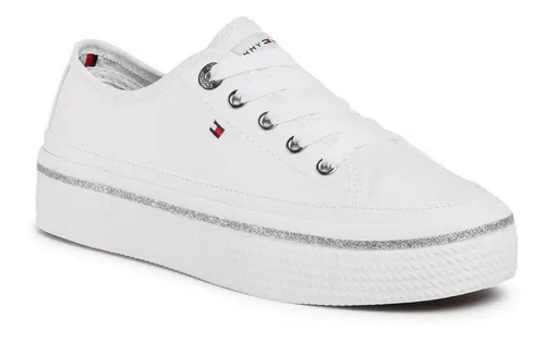 Tenis Tommy Hilfiger Blancos Mujer