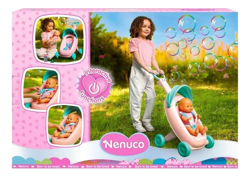 Muñeca Nenuco Sillita De Burbujas 35 Cm