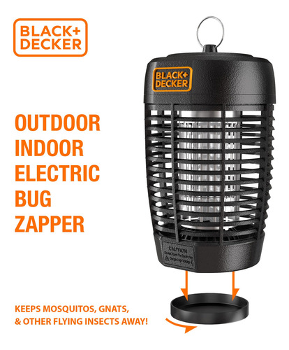Repelente De Mosquitos Bug Zapper Black+decker Para Exterior