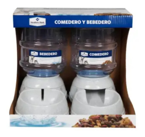 Comedero Para Mascotas Con Bebedero