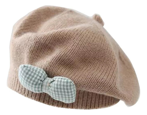 A (cf) Gorro De Boina De Punto Suave Y Cómodo Para Bebés Y A