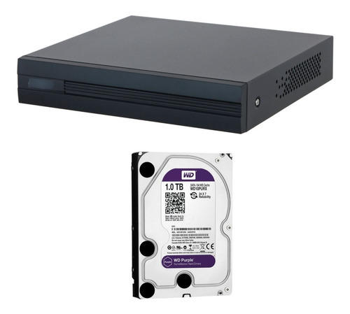 Imagen 1 de 10 de Dvr 4ch Dahua 1080p Ip Hd Cctv Hdmi Vga P2p Audio +disco 1tb