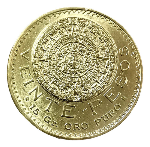 Azteca 20 Pesos Oro 1921 Serie Del Centenario