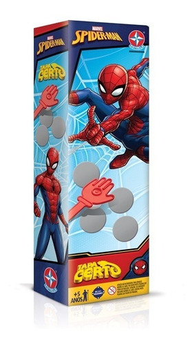 Jogo Tapa Certo Spiderman Estrela