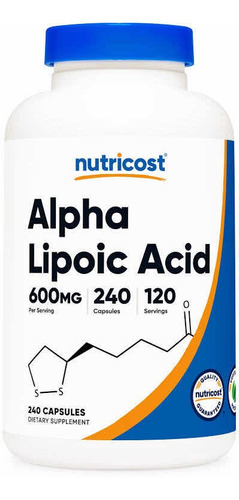 Ácido Alfa Lipoico 600mg X 240 Pastillas Americano