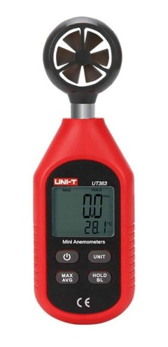 Mini Anemómetro Digital Unit Ut363 Velocidad Y Temperatura