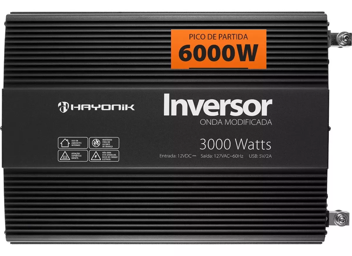 Primeira imagem para pesquisa de inversor hayonik 3000w senoidal pura