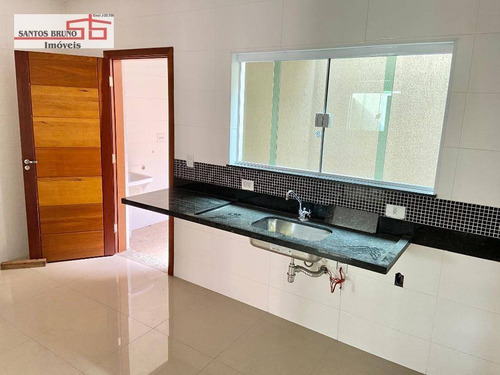 Imagem 9 de 22 de Oportunidade! Belo Sobrado(novo) Em Condomínio Fechado De 02 Suítes Quintal E 02 Vagas Em Excelente Localização No Bairro Do Limão - So0211