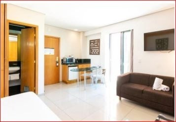 Imagem 4 de 17 de Flat À Venda, 1 Quarto, 1 Suíte, 1 Vaga, Funcionários - Belo Horizonte/mg - 8903