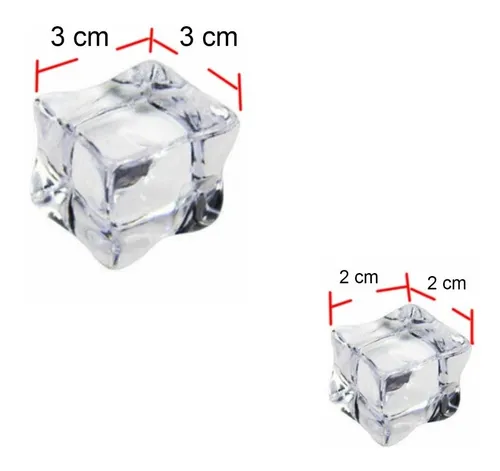 comprar Cubitos De Hielo Acrílicos Artificiales Falsos 