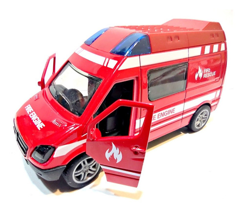 Auto Mercedes Benz Bombero Sprinter Coleccion Metal E 1:43  