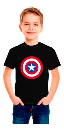 Polera capitan america niño hotsell