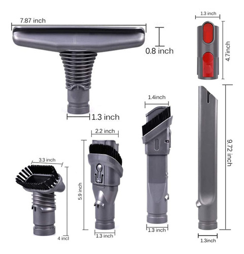 Paquete De 6 Piezas Para Aspiradora Sin Cable Dyson V11 V10