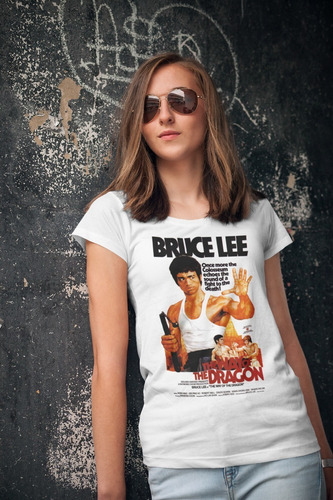 Camiseta Retro Clasico Bruce Lee Chuck Norris Way Dragon