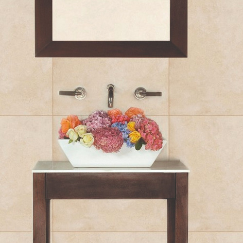 Imagen 3 de 8 de Ceramica California 36x36 Beige Alberdi Satinado Piso Pared