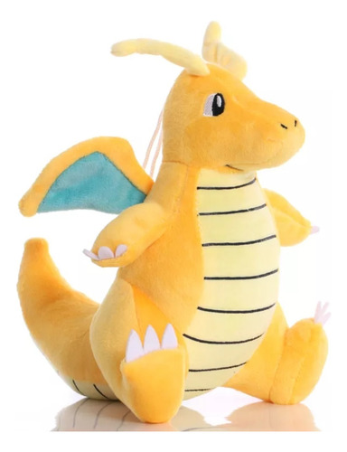  Boneco Pelúcia Pokémon Dragonite 20cm Presente Pikachu 