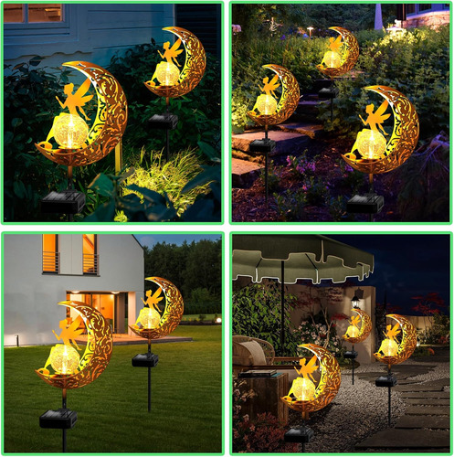 Luces Solares De Jardín Decorativas Al Aire Libre, Estaca So