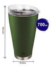 Copo Termico De Cerveja Verde 700ml Mor