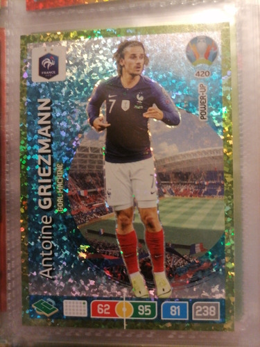 Carta Adrenalyn Euro 2020 Antoine Griezmann Power Up