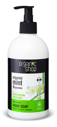 Jabón Liquido Organic Shop Menta & Jazmín Hidratante 500 Ml