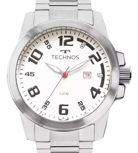Relógio Masculino Racer Technos Performance 2115mgr/1b Prata