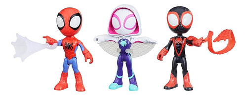 Figuras De Acción Marvel Spidey 3-pack Hasbro 10 Cm