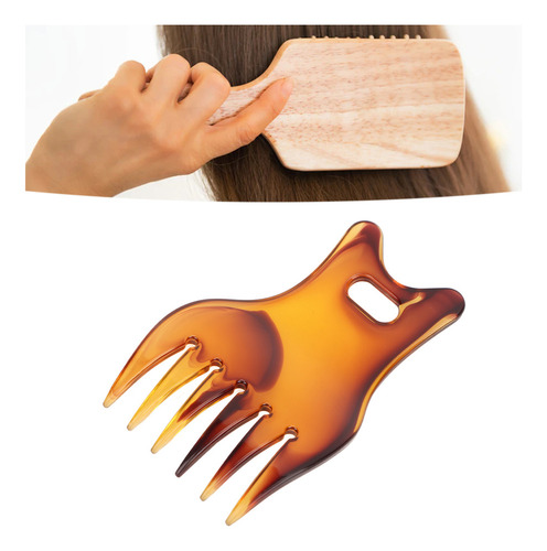 Peine Con Textura De Dientes Anchos, 3 Piezas