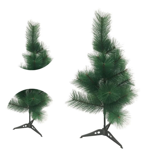 Arvore De Natal 35 Galho Cacto Tamanho 90cm Arvore Pequena Cor Verde