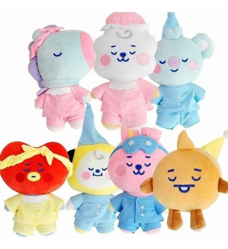 Peluches Batán Bt21 Bts Baby Dream Cooky, 20 Cm, K-pop