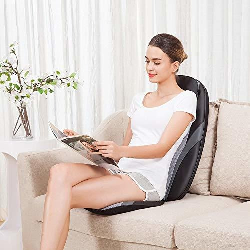 Snailax Shiatsu - Cojín De Masaje Con Almohadilla De Masaje