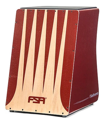 Cajon Fsa Elite Fe3303 Eletroacústico Vinho