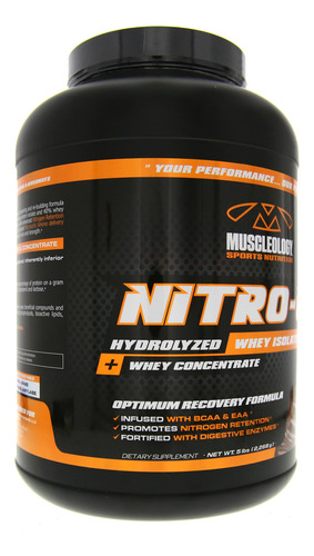 Muscleology Nitro-up Hydrolyzed Whey Isolate Protein, Infuse