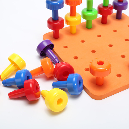 Juego De Tablas De Clavijas D, 30 Piezas, Juguete De Motor F